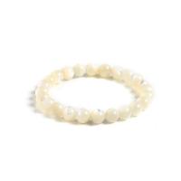 Pearl Shell Bracelet, different size for choice & for woman, white, Sold By PC