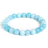 Aquamarine Bracelet polished  & for woman skyblue Sold By PC