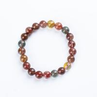 quartz rutile bracelet, unisexe, couleurs mélangées, Longueur:Environ 19 cm, Vendu par PC