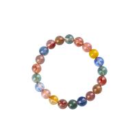 quartz rutile bracelet, unisexe, couleurs mélangées, Longueur:Environ 19 cm, Vendu par PC