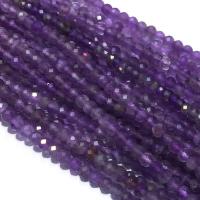 Natürliche Amethyst Perlen, DIY & facettierte, violett, verkauft per ca. 39 cm Strang