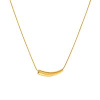 Brass Necklace with 2.36 extender chain real gold plated fashion jewelry & for woman golden 22mm Length 39.4 cm Sold By PC
