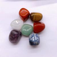 Natural Stone Decoration, irregular, Unisex, mixed colors, 20x15mm, Approx 7PCs/Bag, Sold By Bag