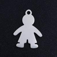 Stainless Steel Pendants, 201 Stainless Steel, Cartoon, Vacuum Ion Plating, fashion jewelry & polished & DIY, more colors for choice, 16x13mm, 5PCs/Bag, Sold By Bag