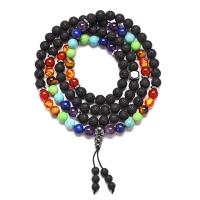 Wrap Bracelet, Gemstone, Round, fashion jewelry & different materials for choice & Unisex, 8mm, Length:Approx 37.4 Inch, Sold By PC