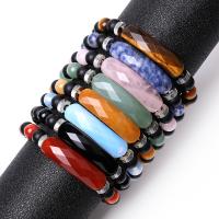 Gemstone Bracelets & Unisex & faceted 8mm Length Approx 7.3 Inch Sold By PC