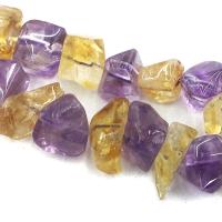 Ametrine Beads irregular DIY mixed colors Sold Per Approx 39 cm Strand