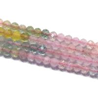 Morganite Beads Round DIY & faceted mixed colors Sold Per Approx 39 cm Strand
