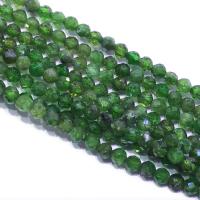 Diopsid Bead, DIY & fasetterad, grön, 2mm, Såld Per Ca 39 cm Strand