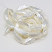 Naturlige muslingeskal perler, Shell, du kan DIY, hvid, 5-30mm, Solgt Per Ca. 38 cm Strand