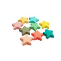 Hair Accessories DIY Findings Acrylic Star stoving varnish Approx Sold By Bag