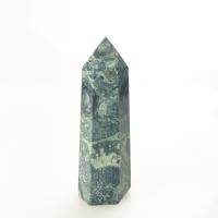 Malachite Point Decoration, polished, mixed colors, 5-12cm, Sold By PC