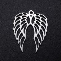 Stainless Steel Pendants 201 Stainless Steel Wing Shape Vacuum Ion Plating fashion jewelry & DIY & Unisex Sold By Bag