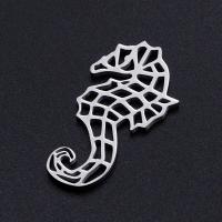 Stainless Steel Animal Pendants 201 Stainless Steel Seahorse Vacuum Ion Plating fashion jewelry & DIY & Unisex Sold By Bag