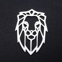 Stainless Steel Animal Pendants 201 Stainless Steel Lion Vacuum Ion Plating fashion jewelry & DIY & Unisex Sold By Bag