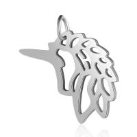 Stainless Steel Pendants 201 Stainless Steel Unicorn Vacuum Ion Plating fashion jewelry & polished & DIY & Unisex Sold By Bag