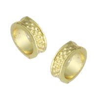 Brass Spacer Beads, Donut, gold color plated, 8x8x3mm, Sold By PC