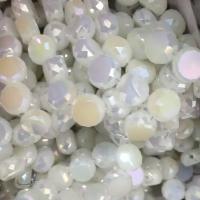 Perles de cristal rondelle, DIY & imitation porcelaine & facettes, plus de couleurs à choisir, 9.50x5mm, 70PC/brin, Vendu par Environ 38 cm brin