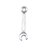 Zink Alloy Halsband, Wrench, plated, silver, 24x5mm, Säljs av PC