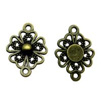 Zinc Alloy Connector Flower plated Sold By PC