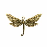 Zinc Alloy Animal Pendants Dragonfly plated vintage & Unisex nickel lead & cadmium free Sold By PC