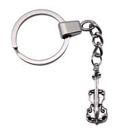 Zinc Alloy Key Clasp Violin plated vintage & Unisex nickel lead & cadmium free Sold By PC