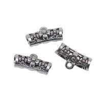 Zinc Alloy Bail Beads antique silver color plated vintage & Unisex & hollow nickel lead & cadmium free Sold By PC