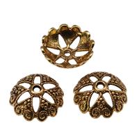 Tibetan Style Bead Cap, Flower, plated, vintage & DIY, more colors for choice, nickel, lead & cadmium free, 19x19x6mm, Sold By PC