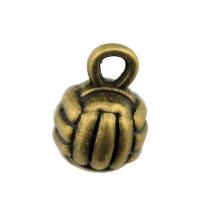 Tibetan Style Pendants, Volleyball, plated, vintage & Unisex, more colors for choice, nickel, lead & cadmium free, 10mm, Sold By PC