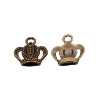 Tibetan Style Crown Pendants, plated, vintage & Unisex, more colors for choice, nickel, lead & cadmium free, 16x15mm, Sold By PC
