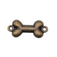 Zinc Alloy Connector Dog Bone plated Sold By PC
