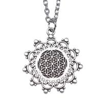 Tibetan Style Jewelry Necklace, Flower, plated, Unisex, more colors for choice, Sold By PC