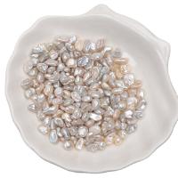 Perles nacres sans trou de culture d'eau douce, perle d'eau douce cultivée, DIY & aucun trou, blanc, 5-6mm, Vendu par sol