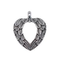 Wing Shaped Zinc Alloy Pendants plated vintage & Unisex nickel lead & cadmium free Sold By PC