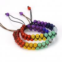 Gemstone Bracelets Natural Stone Round for woman Length Approx 8.66 Inch Sold By PC