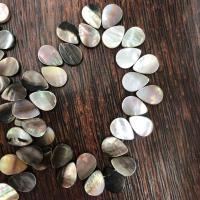 Black Lip Shell Beads Teardrop DIY Sold Per 14.96 Inch Strand