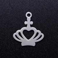 Stainless Steel Pendants 201 Stainless Steel Crown Vacuum Ion Plating fashion jewelry & DIY & Unisex Sold By Bag