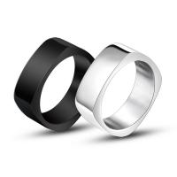 Titanium Steel Finger Ring, plated, Unisex & different size for choice, more colors for choice, Sold By PC