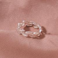 cobre Cuff Ring Finger, banhado, Ajustável & Jóias de Halloween & para mulher & luminosa, cores misturadas, 17mm, vendido por PC