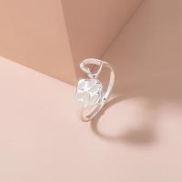 Messing Manchet Finger Ring, plated, Verstelbare & Halloween Jewelry Gift & voor vrouw & luminated, gemengde kleuren, 17mm, Verkocht door PC