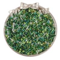 Blandet Glass Seed Beads, Glasperler, du kan DIY, flere farver til valg, 1.5-4.5mm, 1000pc'er/Bag, Solgt af Bag