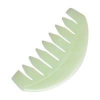 Jade New Mountain Hair Jewelry Comb, Massage, more colors for choice, 86x44mm,84x38.8mm, Sold By PC