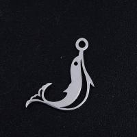 Stainless Steel Animal Pendants 201 Stainless Steel Dolphin Vacuum Ion Plating fashion jewelry & DIY & Unisex Sold By Bag
