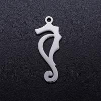 Stainless Steel Animal Pendants 201 Stainless Steel Seahorse Vacuum Ion Plating fashion jewelry & DIY & Unisex Sold By Bag