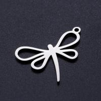 Stainless Steel Animal Pendants 201 Stainless Steel Dragonfly Vacuum Ion Plating fashion jewelry & DIY & Unisex Sold By Bag