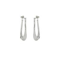 Brass Drop Earring plated for woman 49mm Sold By Pair