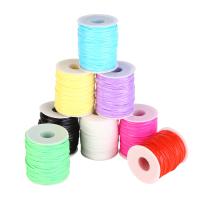 PVC Plastic Cord, DIY, more colors for choice, 2.3mm*0.8mm*45m, Sold By PC