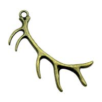 Zinc Alloy Pendants Antlers plated vintage & Unisex nickel lead & cadmium free Sold By PC