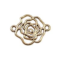 Zinc Alloy Connector Flower plated vintage & 1/1 loop & hollow nickel lead & cadmium free Sold By PC