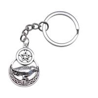 Zinc Alloy Key Clasp antique silver color plated vintage & Unisex nickel lead & cadmium free Sold By PC